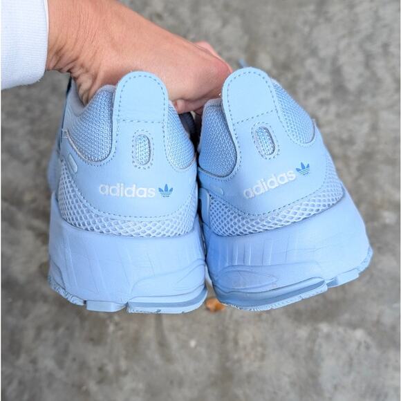 Adidas EQT Gazelle EE4822 Low Top Leather/Mesh Snealers in Glow Blue, size 8.5 - Picture 8 of 9